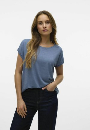 T-shirt print - china blue