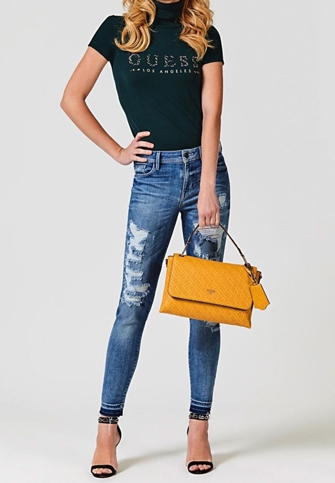 Guess Käsilaukku - mustard yellow