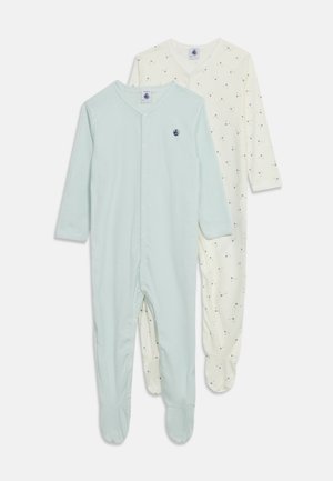 Petit Bateau, 2 PACK - Pyjama - green/ white