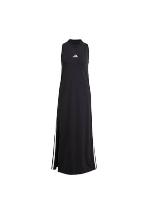adidas Sportswear ESSENTIALS 3-STRIPES LONG RACERBACK - Jersey dress - black   white