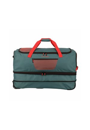 BASICS 2 ROLLEN  MIT DEHNFALTE - Weekend bag - grün orange