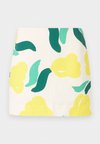 KOKOAMINEN LEMMITTY SKIRT - Μίνι φούστα - off white/yellow/green