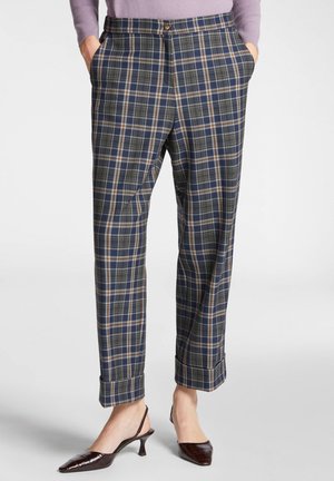 CROP - Spodnie materiałowe