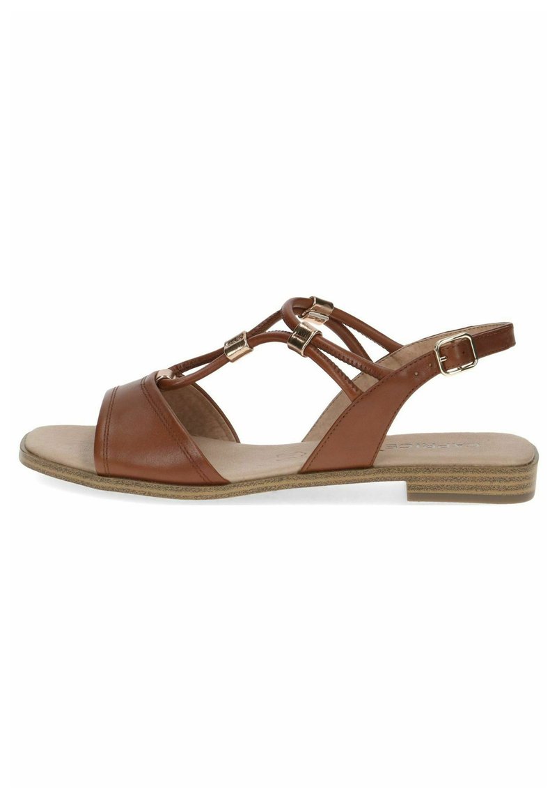 sandalen in cognac