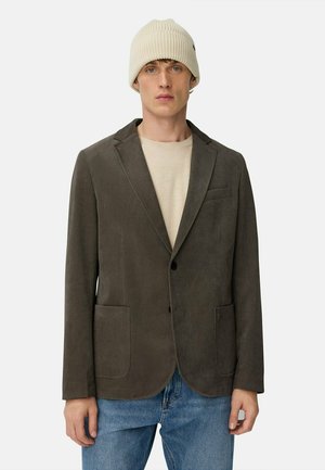 2-KNOPF MIX - Sakko - dark khaki