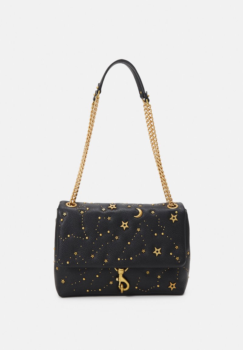 Rebecca Minkoff EDIE FLAP CELESTIAL STUDS Borsa a mano black/nero