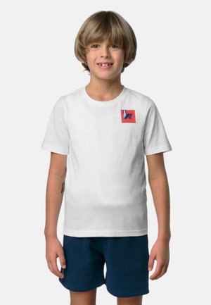 K-Way, P.LEONIDE COLORFUL SQUARE - T-shirt con stampa - white