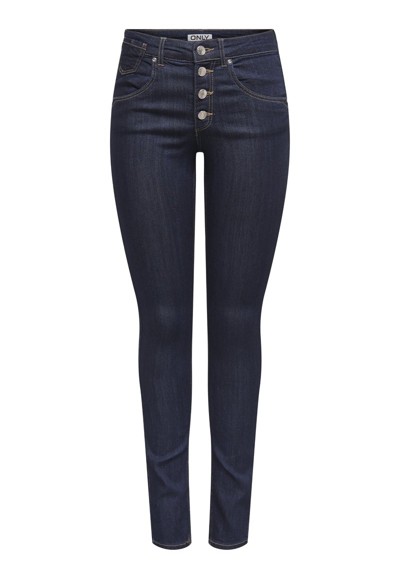 Only Jeans Skinny Fit donkerblauw denim