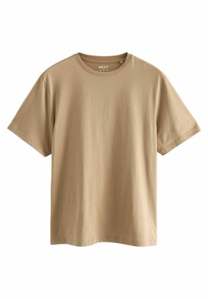 ESSENTIAL CREW NECK REGULAR - Paprasti marškinėliai - stone brown