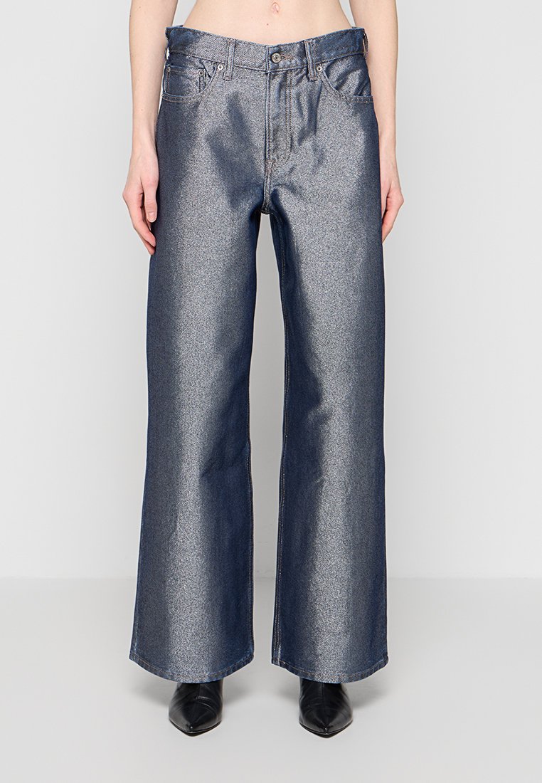 Abercrombie & Fitch Wide leg donkerblauw Abercrombie & Fitch Wide leg donkerblauw