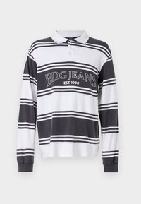STRIPE RUGBY UNISEX - Longsleeve - charcoal