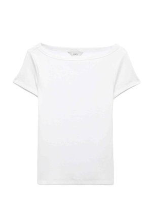Marks & Spencer, T-shirts print - soft white