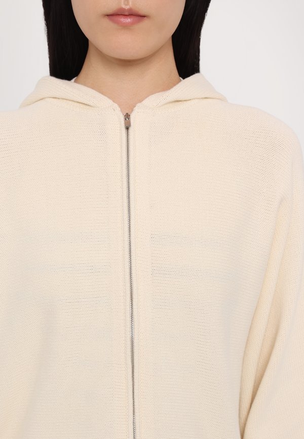 ZIP UP HOODIE  - Cardigan - natural4