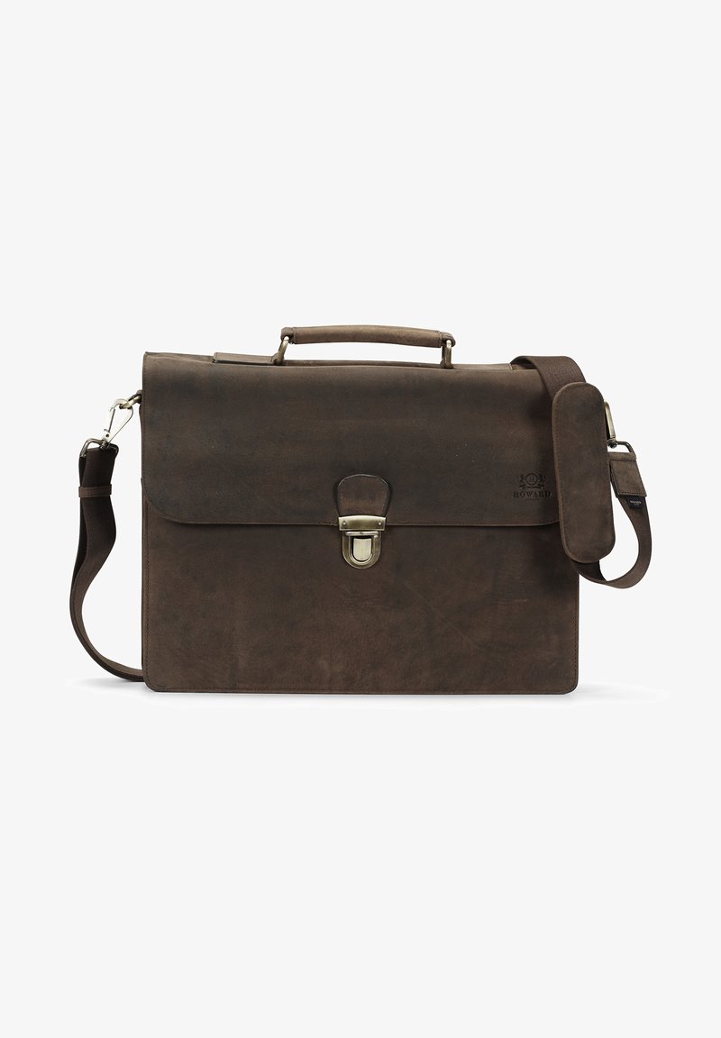 Howard London Howard London Briefcase - mid brown/brown - Zalando.ie