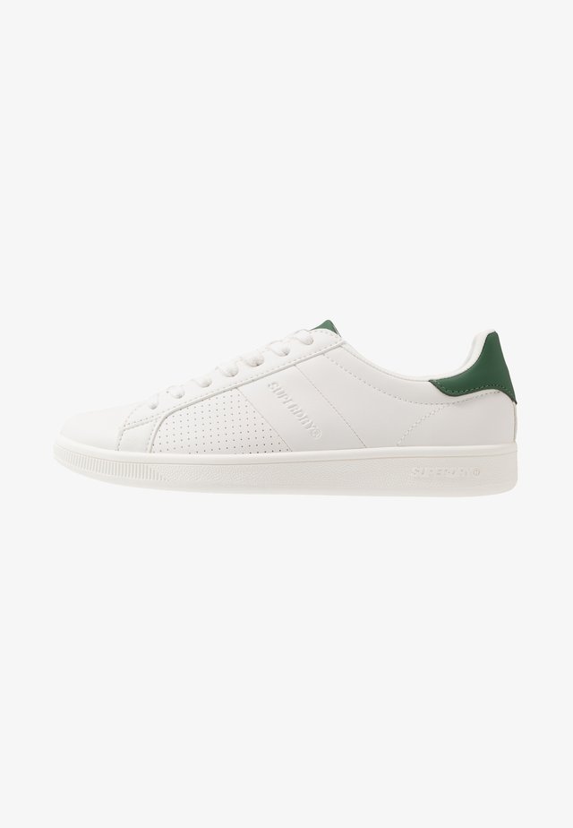 SLEEK CUPSOLE TRAINER - Sneakers laag - white/forest pine