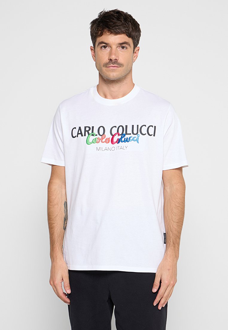 carlo colucci T-shirt print grijs