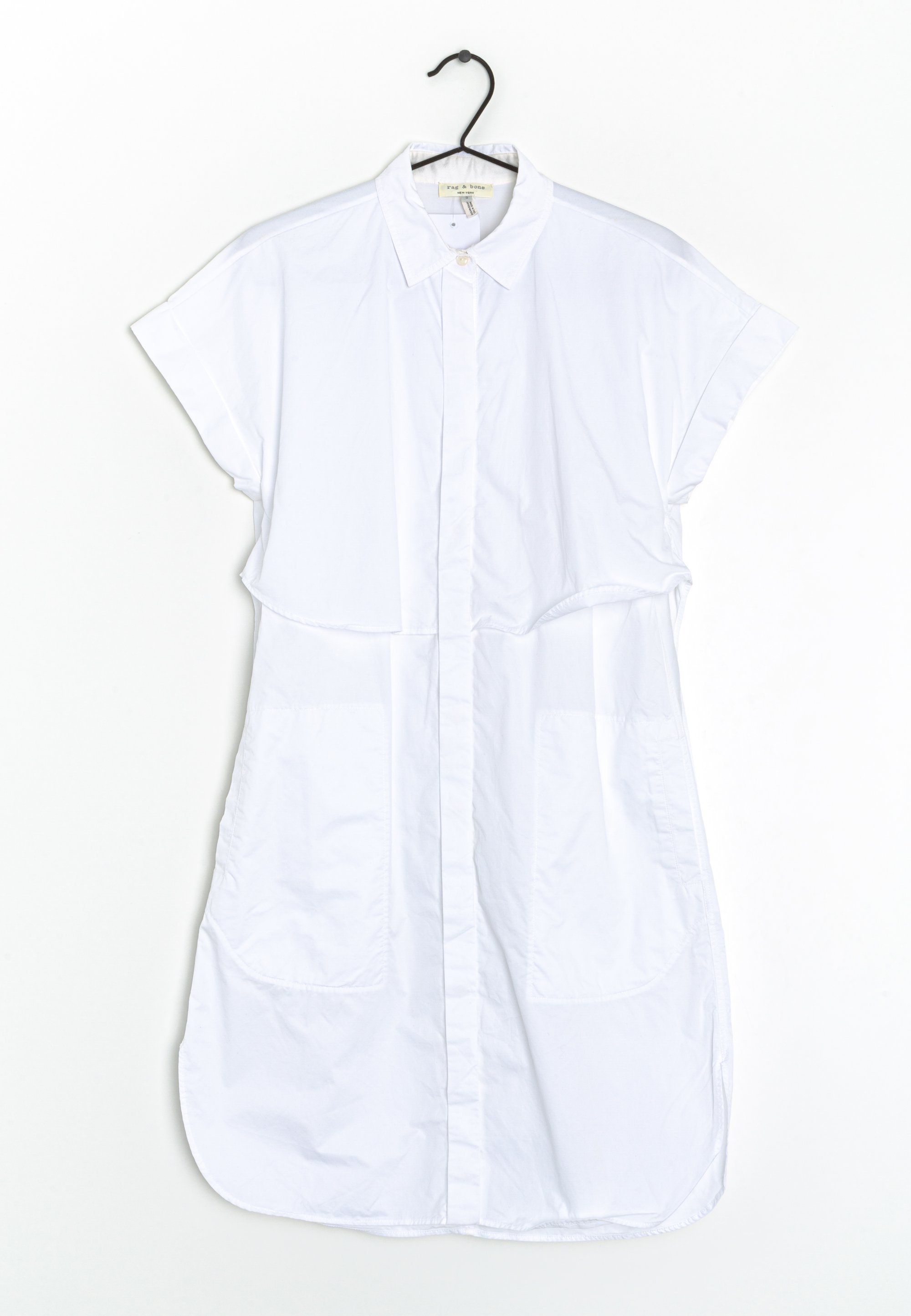 rag and bone white shirt dress Rag & Bone Victorine Poplin Shirt Dress