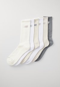EVERYDAY CREW UNISEX 6 PACK - Socken - beige/white