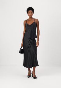 Guess ANASTASIA TANK - Linne - jet black