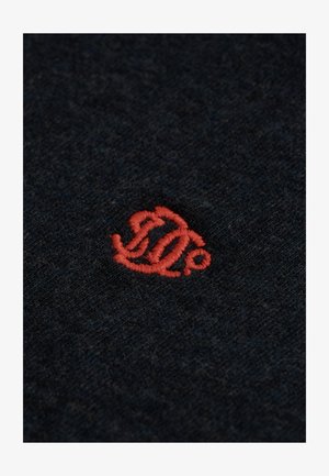 Superdry & Co, SUPERDRY ESSENTIAL SD&CO LOGO EMBROIDERED T-SHIRT.. - Camiseta básica - deep sea blue marl orange