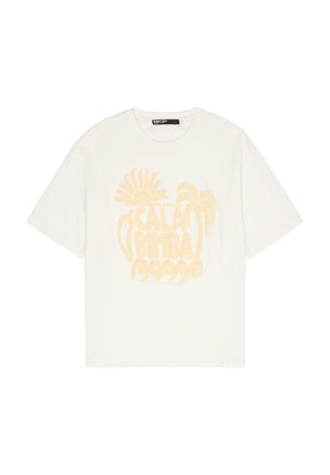 BIMBA Y LOLA, Print T-shirt - marfil