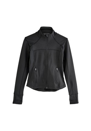 REGULAR FIT ACTIVE ZIP THROUGH YOGA - Tréningová bunda - black