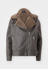 ONLBETTY BONDED OVERSIZED AVIATOR  - Ziemas jaka - walnut