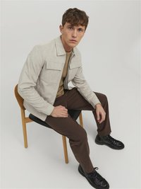 Jack & Jones PREMIUM JJEPAYTON JACKET - Giacca in similpelle - string