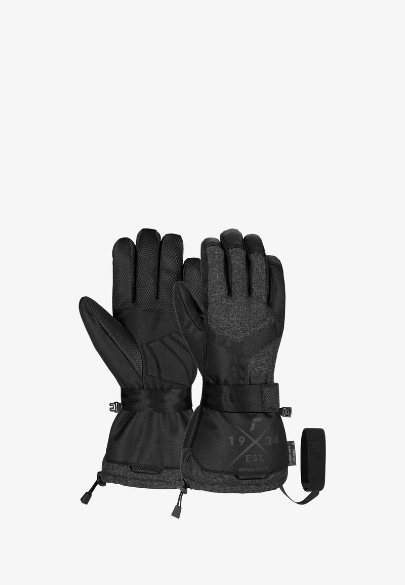 Reusch DOUBLETAKE - Fingerhandschuh - black melange