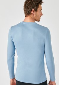 Damart DOUBLE FACE MANCHES LONGUES  - Maglietta intima - bleu grisé
