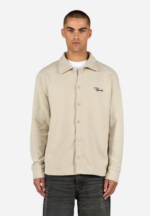 SIGNAR - Marškiniai - washed cozy beige / black