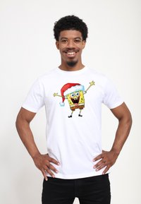 Henry Tiger SPONGEBOB SQUAREPANTS HAPPY SONGE - T-shirt z nadrukiem