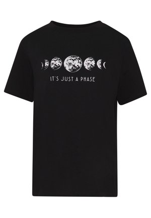 T-shirt med print - black