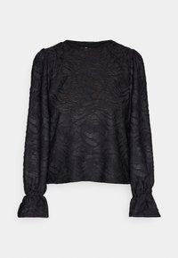 PCNICHOLE TOP  - Top s dlouhým rukávem - black