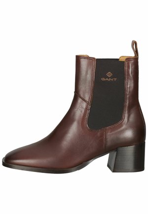 Stiefelette - cognac