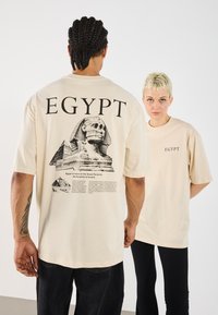 YOURTURN UNISEX - Camiseta estampada - oatmeal