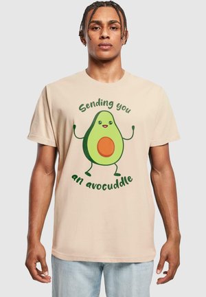 MOTHERS DAY - AVOCUDDLE - Print T-shirt - sand