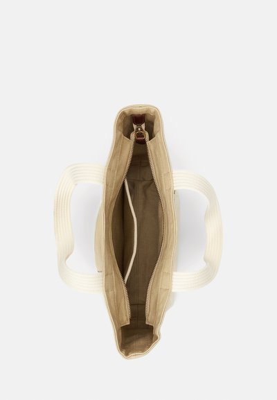 Polo Ralph Lauren CANVAS SMALL POLO BEAR TOTE - Kabelka - tan/ecru