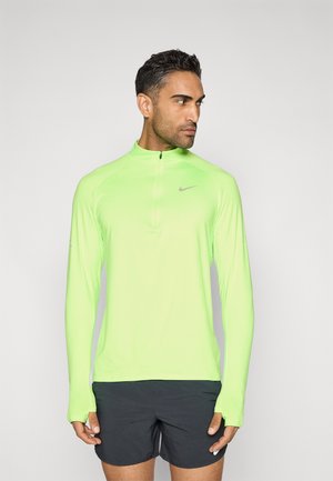STRIDE MIDLAYER - Topper langermet - lime blast/reflective silver-coloured