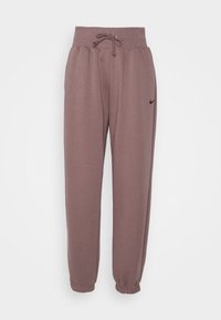 W PHNX FLC HR OS - Tracksuit bottoms - smokey mauve/black