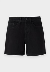 VIJAF - Džínové kraťasy - black denim
