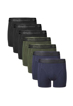 7ER PACK RICO - Boxerbriefs - schwarz grün blau