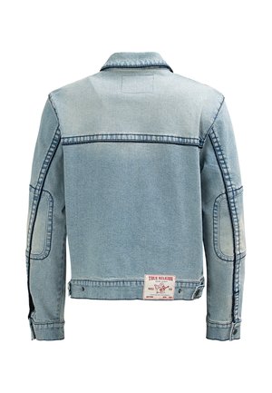 True Religion, TRUE RELIGION JEANSJACKE BIG T MOTO - Jeansjacke - light dawn wash