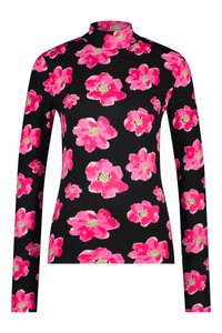 NEYO POPPY FLOWER PEACHED TURTLENECK - T-shirt à manches longues - bright pink