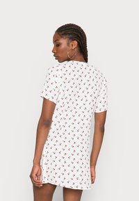 Noisy May NMJOE SHORT DRESS - Vestido camiseiro - bright white