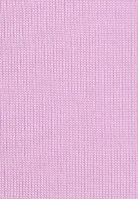 Helllila gestrickter Stoff mit glatter Textur und gleichmäßigem, feinem Rippenmuster. Keine sichtbaren Muster oder Hardwaredetails.