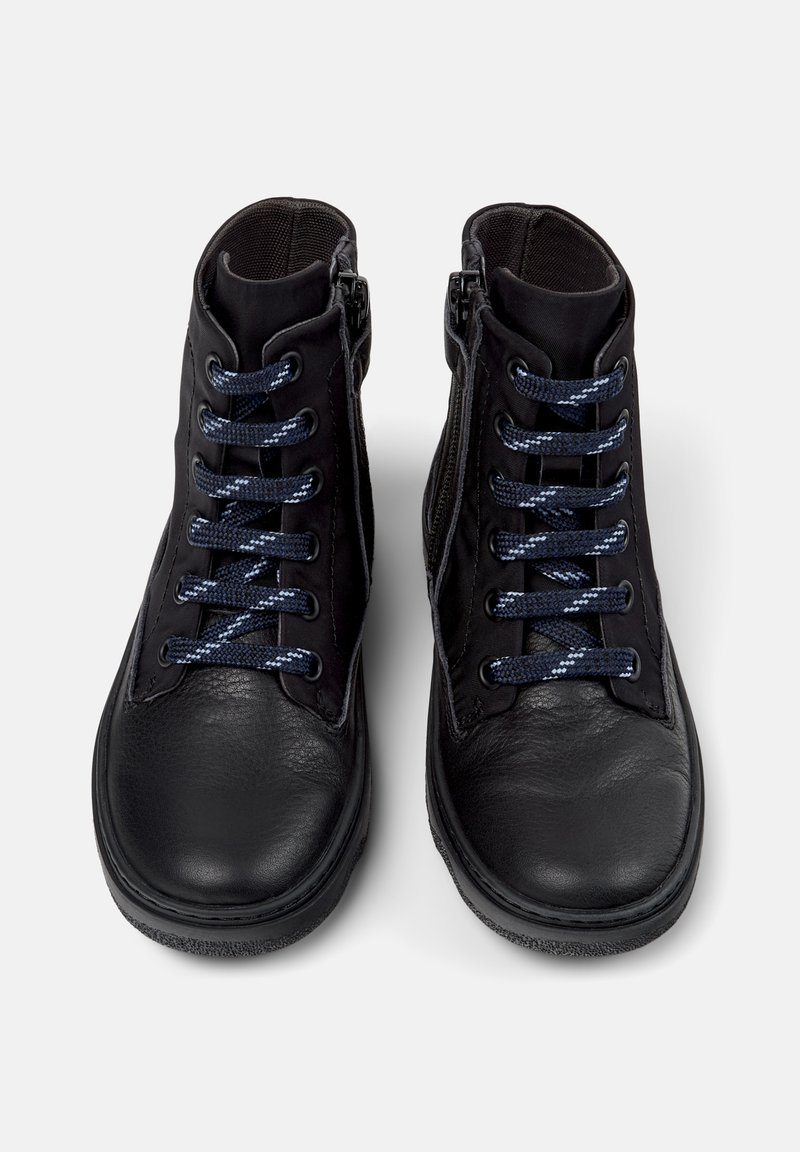 Camper Stivaletti stringati black/blu