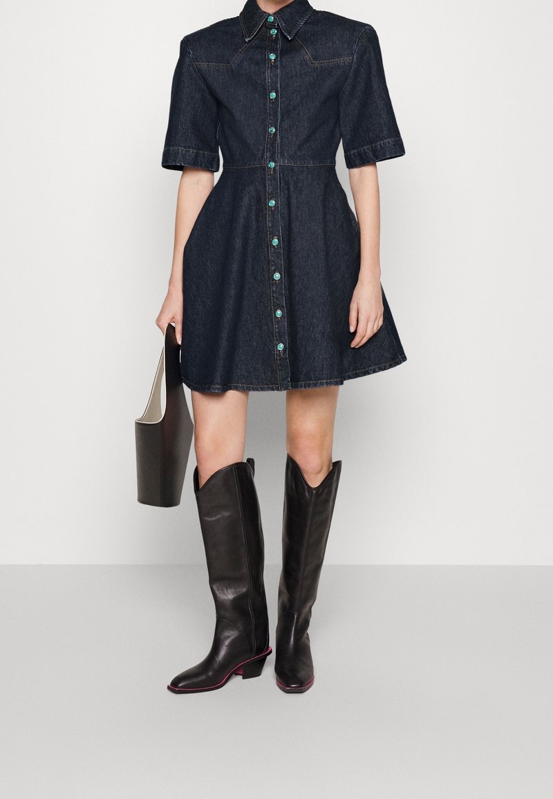 sportmax denim dress Fiorito denim midi dress in purple - Sportmax