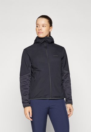 OUTLINE WARM HYBRID - Fleecejacke - deep black