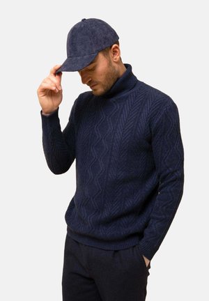 Svetr - heather navy blue
